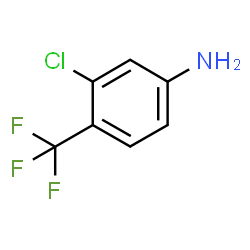 ChemSpider 2D Image | 3-Chloro-4-(trifluoromethyl)aniline | C7H5ClF3N