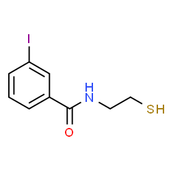 ChemSpider 2D Image | 3-Iodo-N-(2-sulfanylethyl)benzamide | C9H10INOS