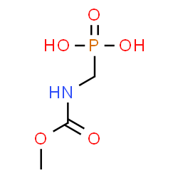 ChemSpider 2D Image | {[(Methoxycarbonyl)amino]methyl}phosphonic acid | C3H8NO5P