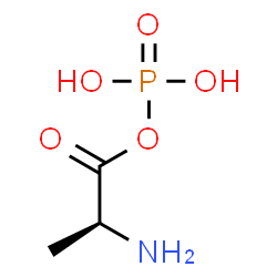 ChemSpider 2D Image | (2S)-2-Aminopropanoyl dihydrogen phosphate | C3H8NO5P