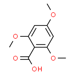 ChemSpider 2D Image | 2,4,6-Trimethoxybenzoic acid | C10H12O5