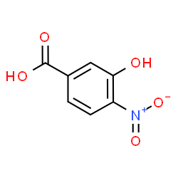 ChemSpider 2D Image | 3-Hydroxy-4-nitrobenzoic acid | C7H5NO5