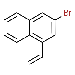 ChemSpider 2D Image | 3-Bromo-1-vinylnaphthalene | C12H9Br