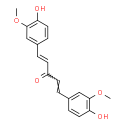 ChemSpider 2D Image | (1E,4E)-1,5-Bis(4-hydroxy-3-methoxyphenyl)-1,4-pentadien-3-one | C19H18O5