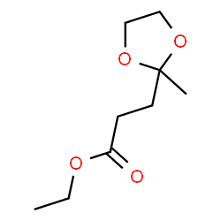ChemSpider 2D Image | ethyl 2-methyl-1,3-dioxolane-2-propanoate | C9H16O4