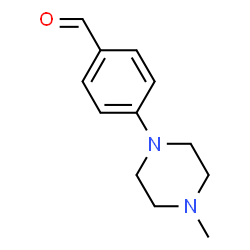 ChemSpider 2D Image | 4-(4-Methylpiperazino)benzaldehyde | C12H16N2O