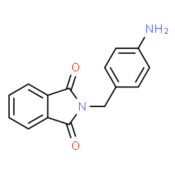 ChemSpider 2D Image | 4-N-Phthaloylglyaminomethyl aniline | C15H12N2O2