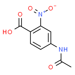 ChemSpider 2D Image | 4-Acetamido-2-nitrobenzoic acid | C9H8N2O5