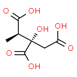ChemSpider 2D Image | 3-C-Carboxy-2,4-dideoxy-2-methyl-L-threo-pentaric acid | C7H10O7