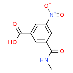 ChemSpider 2D Image | 3-(Methylcarbamoyl)-5-nitrobenzoic acid | C9H8N2O5