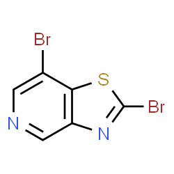 ChemSpider 2D Image | 2,7-Dibromo[1,3]thiazolo[4,5-c]pyridine | C6H2Br2N2S