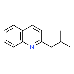 ChemSpider 2D Image | 2-Isobutylquinoline | C13H15N