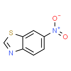 ChemSpider 2D Image | 6-Nitrobenzothiazole | C7H4N2O2S