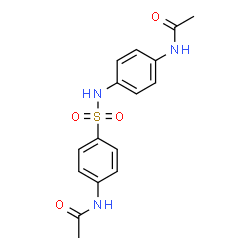 ChemSpider 2D Image | N-{4-[(4-Acetamidophenyl)sulfamoyl]phenyl}acetamide | C16H17N3O4S