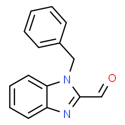 ChemSpider 2D Image | 1-BENZYL-1,3-BENZODIAZOLE-2-CARBALDEHYDE | C15H12N2O
