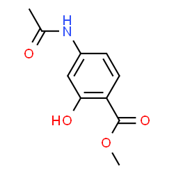 ChemSpider 2D Image | Methyl 4-acetamido-2-hydroxybenzoate | C10H11NO4