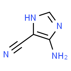 ChemSpider 2D Image | 4-Amino-5-cyanoimidazole | C4H4N4