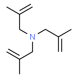 ChemSpider 2D Image | 2-Methyl-N,N-bis(2-methyl-2-propen-1-yl)-2-propen-1-amine | C12H21N