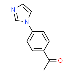 ChemSpider 2D Image | 1-(4-Imidazol-1-yl-phenyl)-ethanone | C11H10N2O