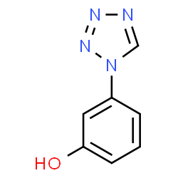 ChemSpider 2D Image | 3-(1H-Tetrazol-1-yl)phenol | C7H6N4O