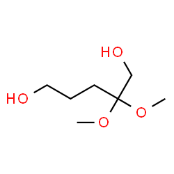 ChemSpider 2D Image | 2,2-Dimethoxy-1,5-pentanediol | C7H16O4