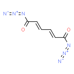 ChemSpider 2D Image | (2E,4E)-2,4-Hexadienedioyl diazide | C6H4N6O2