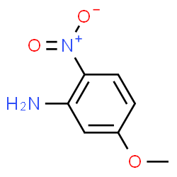 ChemSpider 2D Image | 5-Methoxy-2-nitroaniline | C7H8N2O3