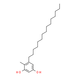 ChemSpider 2D Image | 4-methyl-5-pentadecylresorcinol | C22H38O2