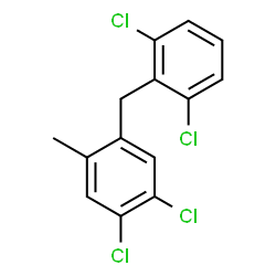 ChemSpider 2D Image | 2',3,4,6'-tetrachloro-6-methyl-diphenylmethane | C14H10Cl4