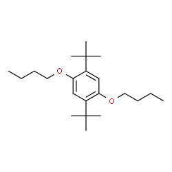 ChemSpider 2D Image | 1,4-Dibutoxy-2,5-di-tert-butylbenzene | C22H38O2