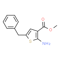 ChemSpider 2D Image | Methyl 2-amino-5-benzyl-3-thiophenecarboxylate | C13H13NO2S