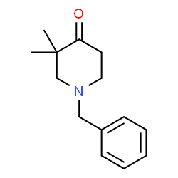 ChemSpider 2D Image | 1-Benzyl-3,3-dimethyl-4-piperidinone | C14H19NO