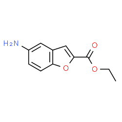 ChemSpider 2D Image | ETHYL 5-AMINOBENZOFURAN-2-CARBOXYLATE | C11H11NO3