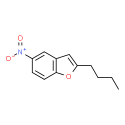 ChemSpider 2D Image | 2-Butyl-5-nitrobenzofuran | C12H13NO3
