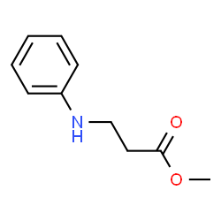 ChemSpider 2D Image | Methyl 3-anilinopropanoate | C10H13NO2