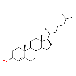 ChemSpider 2D Image | (3alpha,8xi,9xi,14xi)-Cholest-4-en-3-ol | C27H46O