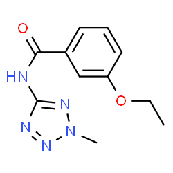 ChemSpider 2D Image | 3-Ethoxy-N-(2-methyl-2H-tetrazol-5-yl)benzamide | C11H13N5O2