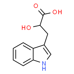 ChemSpider 2D Image | dl-3-Indolelactic acid | C11H11NO3