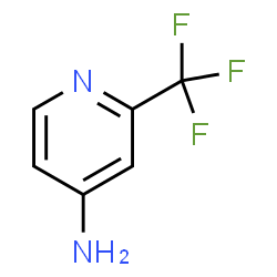 ChemSpider 2D Image | 4-amino-2-trifluoromethylpyridine | C6H5F3N2