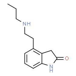 ChemSpider 2D Image | 4-(2-(Propylamino)ethyl)indolin-2-one | C13H18N2O
