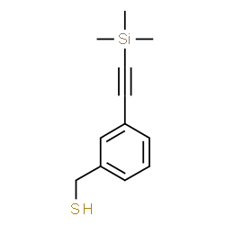 ChemSpider 2D Image | {3-[(Trimethylsilyl)ethynyl]phenyl}methanethiol | C12H16SSi