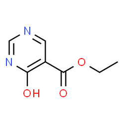 ChemSpider 2D Image | Ethyl 4-hydroxypyrimidine-5-carboxylate | C7H8N2O3