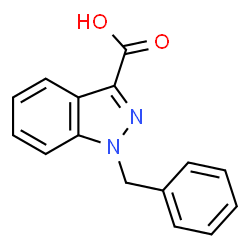 ChemSpider 2D Image | 1-benzyl indazolyl-3-carboxylic acid | C15H12N2O2