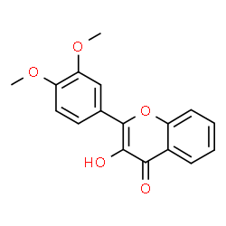 ChemSpider 2D Image | 3',4'-Dimethoxyflavonol | C17H14O5