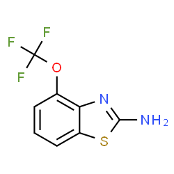 ChemSpider 2D Image | 4-(Trifluoromethoxy)benzo[d]thiazol-2-amine | C8H5F3N2OS