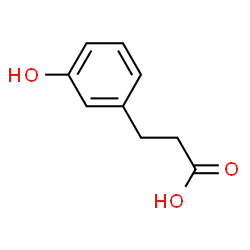 ChemSpider 2D Image | m-hydroxy-Hydrocinnamic acid | C9H10O3