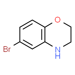 ChemSpider 2D Image | 6-Bromo-3,4-dihydro-2H-1,4-benzoxazine | C8H8BrNO