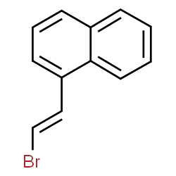 ChemSpider 2D Image | 1-[(E)-2-Bromovinyl]naphthalene | C12H9Br