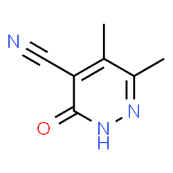 ChemSpider 2D Image | 5,6-Dimethyl-3-oxo-2,3-dihydro-4-pyridazinecarbonitrile | C7H7N3O