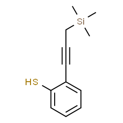 ChemSpider 2D Image | 2-[3-(Trimethylsilyl)-1-propyn-1-yl]benzenethiol | C12H16SSi